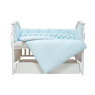 Постільний комплект 7 ел Twins Cotton blue