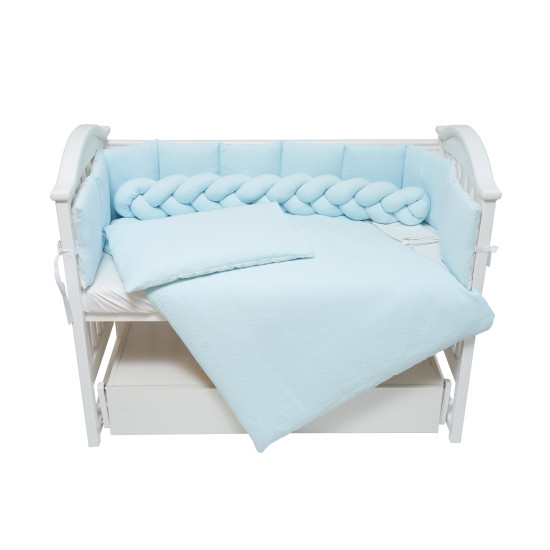 Постільний комплект 7 ел Twins Cotton blue