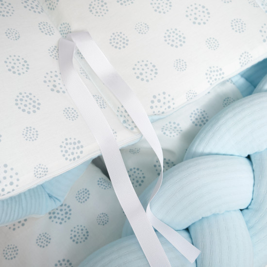 Постільний комплект 7 ел Twins Cotton blue