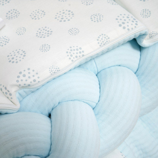 Постільний комплект 7 ел Twins Cotton blue