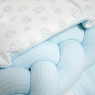 Постільний комплект 7 ел Twins Cotton blue