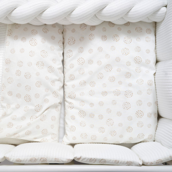 Постельный комплект 7 эл Twins Cotton white