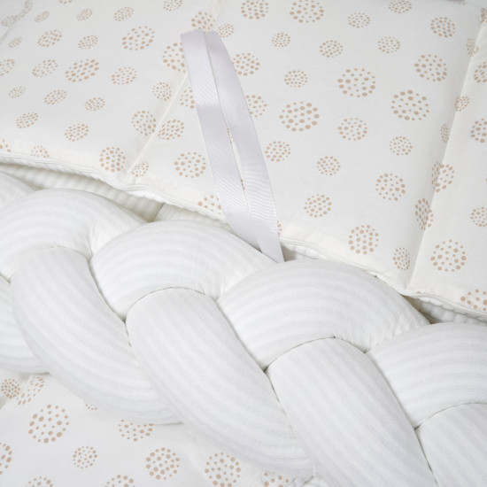 Постельный комплект 7 эл Twins Cotton white