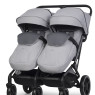 Коляска для двійні Easy-Go Echo 2024 сірий