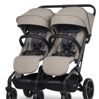 Stroller for twins Easy-Go Echo 2024 beige