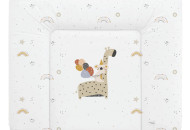 Changing mat Cebababy 85x72 Retro Autumn W-134-000-637, Giraffe, white