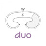Подушка для вагітних Ceba Physio Duo Retro Autumn W-705-000-639, Rowanberry, мультиколір