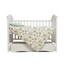 Сменная постель 3 эл Twins Comfort Soft (фланель) Stars green белый / зеленый
