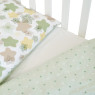 Сменная постель 3 эл Twins Comfort Soft (фланель) Stars green белый / зеленый