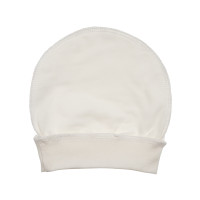 Twins cap for newborn knitwear (0-3 MIS) W125-ST-202, ECRU, light beige, 0-3 months