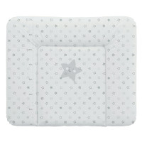 Пеленальный матрас Cebababy 85x72 Basic line W-134-066-260, Stars grey, серый
