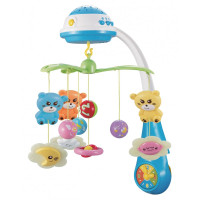 Мобиль Baby Mix пластиковый с проектором FS-35604 Мишки mint, мятный