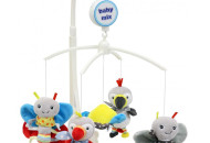 Мобиль Baby Mix плюшевый механический TK-475M Попугай и бабочка TK-475M, попугай и бабочка, мультицвет