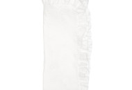 Children's blanket Twins muslin 100x100 Flower double with ruffles white