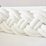 Bumper - pigtail Twins 4-strand double 240 cm ecru