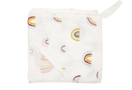 Children's towel 100x100 Twins muslin Rainbow