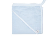 Children's towel 100x100 Twins muslin blue