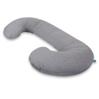 Подушка для беременных Ceba Physio Duo джерси W-705-000-261, melange light grey, светло серый