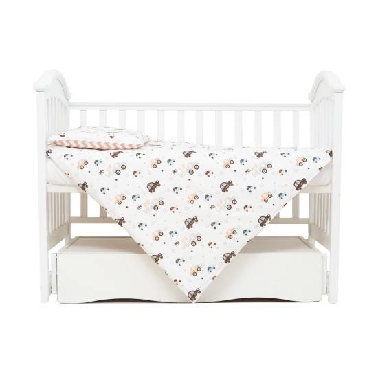 Змінна постіль 3 ел Twins Comfort line Авто коричневий