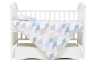Сменная постель 3 эл Twins Comfort line Тучки беж/голубой