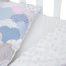 Сменная постель 3 эл Twins Comfort line Тучки беж/голубой