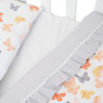 Сменная постель 3 эл Twins Romantic Spring collection Butterfly коралловый/серый