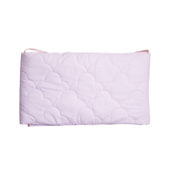 Bumper Twins Premium quilted 360 cm monochrome pink