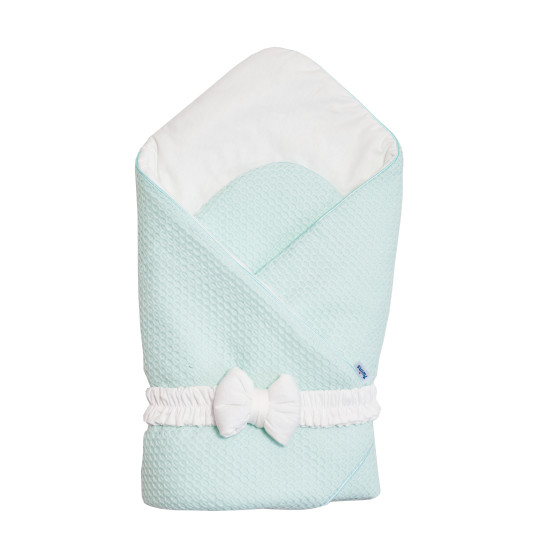 Envelope-a blanket with a bow Twins Cotton 1418-TS-14, Mint, M
