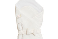 Set for discharge Twins Holiday (plaid + bow) white