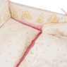 Бампер для девочки в кроватку Twins Comfort 2051-С-016, Мишки со звездой розовые, розовый