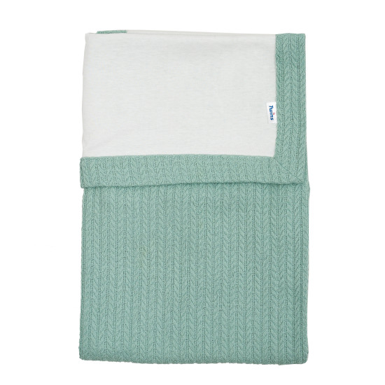 Плед Twins Pastel nude Summer 100х100 1407-TPS-14, mint, м'ятний