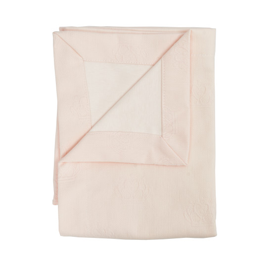 Плед Twins Pastel nude Summer 100х100 1407-TPS-24, Queen pink, пудра
