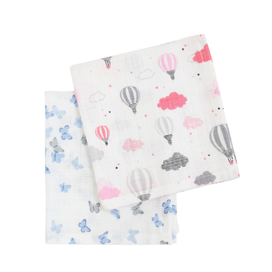 Twins Mushinnaya Napkin 30x30 (2 pcs) 1601-STM2-20, Multicolor, Multijet