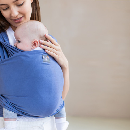 Слинг - шарф Love & Carry LC426, Океан, голубой