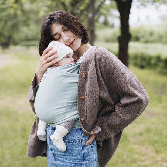 Слинг ЛавТай Love & Carry Organic LC431, Фисташка, м