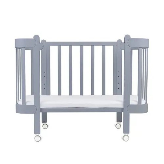 Кровать-люлька IngVart Nika 5 в 1 60 см 317040 серый