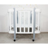 Кровать-люлька IngVart Nika 5 в 1 60 см 3190037040, бело/серый