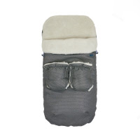 Конверт прогулочный Twins Silver с перчатками 9012-SNA-21 + 10 silver grey, серый