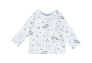 Кофточка Twins Winnie длинный рукав white/boy, белый/голубой, 62/68