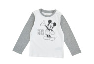 Кофточка Twins Mickey длинный рукав white, белый/черный, 74/80