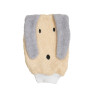 Полотенце Twins Zoo 80x80 с перчаткой 1580-PTZ-02, Песик, бежевый