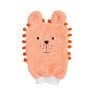 Полотенце Twins Zoo 80x80 с перчаткой 1580-PTZ-15, Лев, коралловый