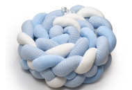 Bumper - pigtail Twins 4-strand 240 cm Pastel light blue