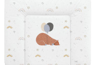 Пеленальный матрас Cebababy 85x72 Retro Autumn W-134-000-638, Big Bear, белый