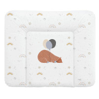 Пеленальный матрас Cebababy 85x72 Retro Autumn W-134-000-638, Big Bear, белый