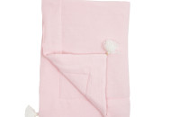 Twins muslin plaid 120x90 warmed 1610-PМУ-08, pink