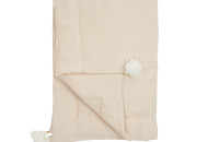 Плед Twins мусліновий 120x90 утеплений 1610-PMУ-02, beige, бежевий