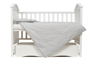 Змінна постіль 3 ел Twins Premium Starlet 3028-P-020, Starlet grey, сірий