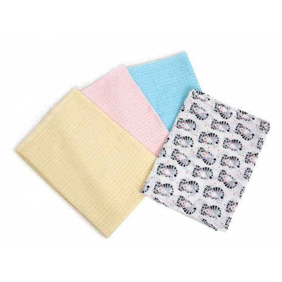 Пеленка Twins тетра 80/80 / 3шт / 1502-TPT3-80-20, multicolor, мультиколир