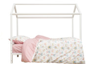 Bed 4 EL Twins Princess one and a half, powder